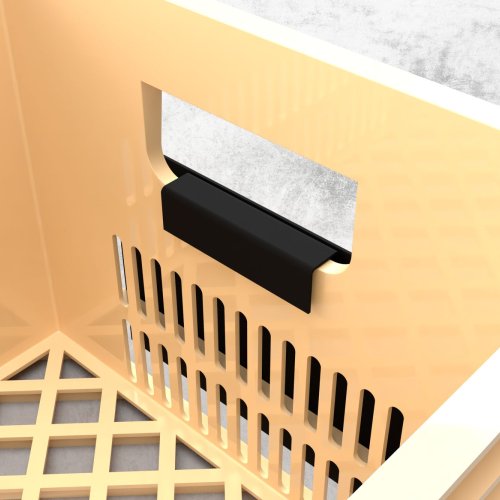 Hanging tables for crates type 2-2 - printed with FRUIT GREENS